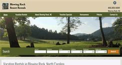Desktop Screenshot of blowingrockresortrentals.com